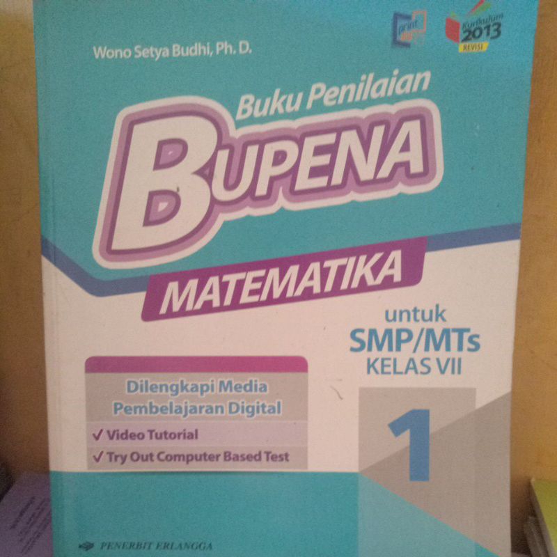 bupena matematika kelas 7/1 smp erlangga