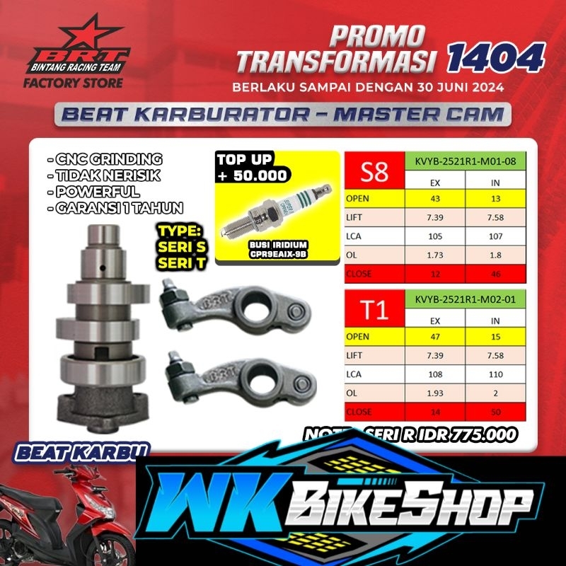 NOKEN AS BRT + PELATUK BEAT/SCOOPY KARBU ( T1 / S8 / R1 )