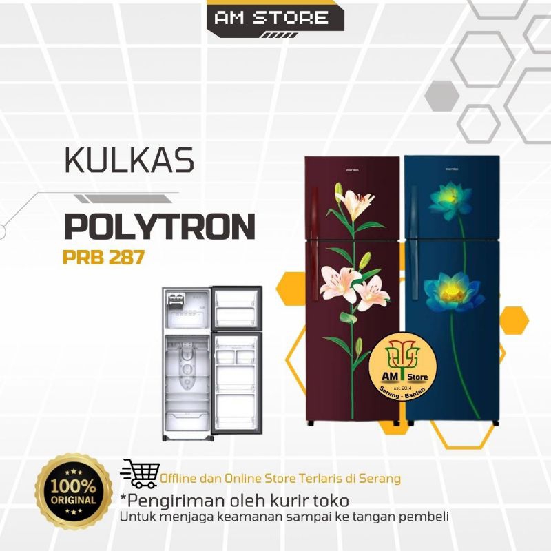 Kulkas 2 Pintu Polytron PRB 287