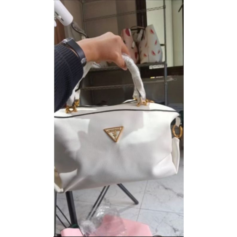 tas destiny satchel white big size large