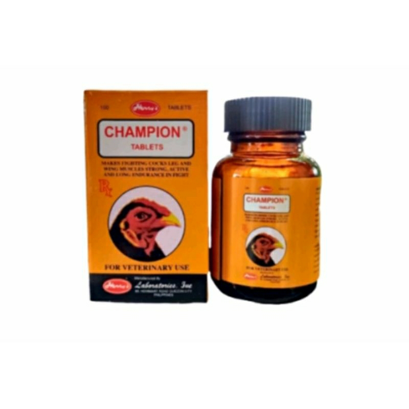 Champion Tablets Obat Ayam Laga/Anjing