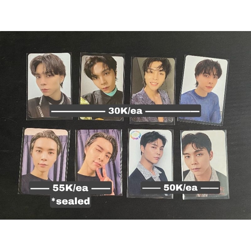 JOHNNY PHOTOCARD 2 BADDIES JAPAN STICKER FAVORITE UNIVERSE MUMO NCT 127