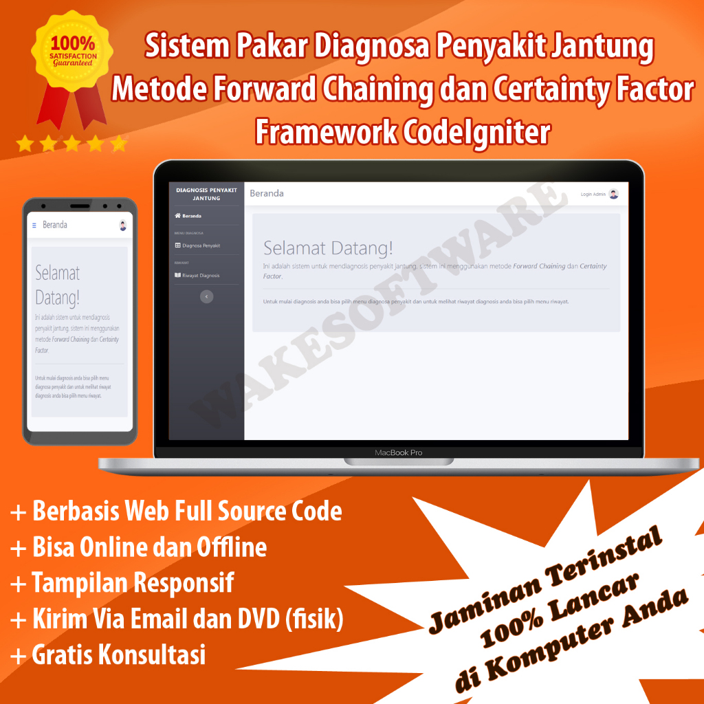 APLIKASI SISTEM PAKAR DIAGNOSA PENYAKIT JANTUNG METODE FORWARD CHAINING DAN CERTAINTY FACTOR