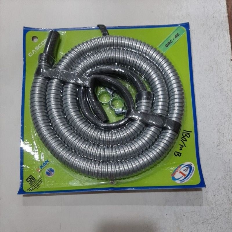 SELANG GAS GASCOMP REGULATOR FLEXIBEL 1,8 METER SNI