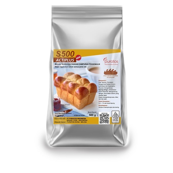 

Puratos S500 ACTIPLUS Bread Improved Pelembur roti 500 gram