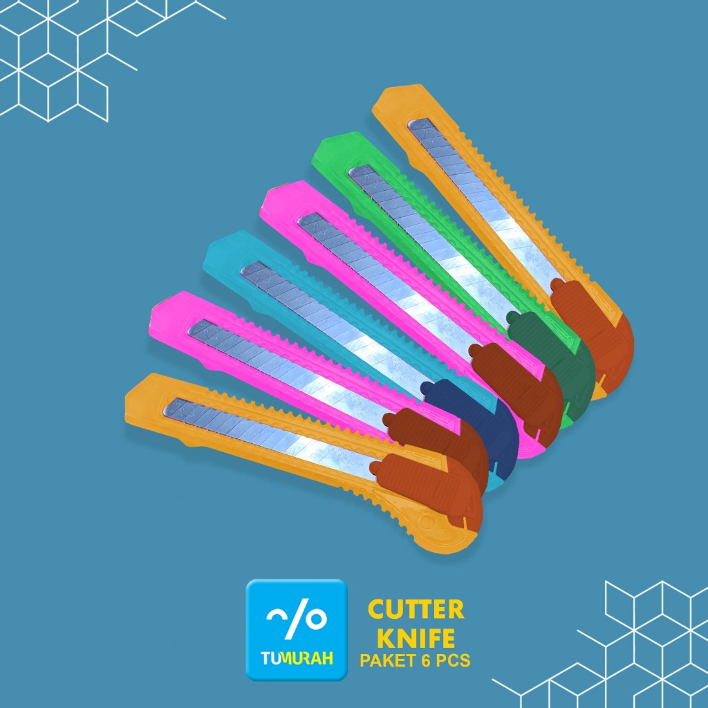 

CUTTER BESAR / KECIL KATER MURAH BENING 6pcs