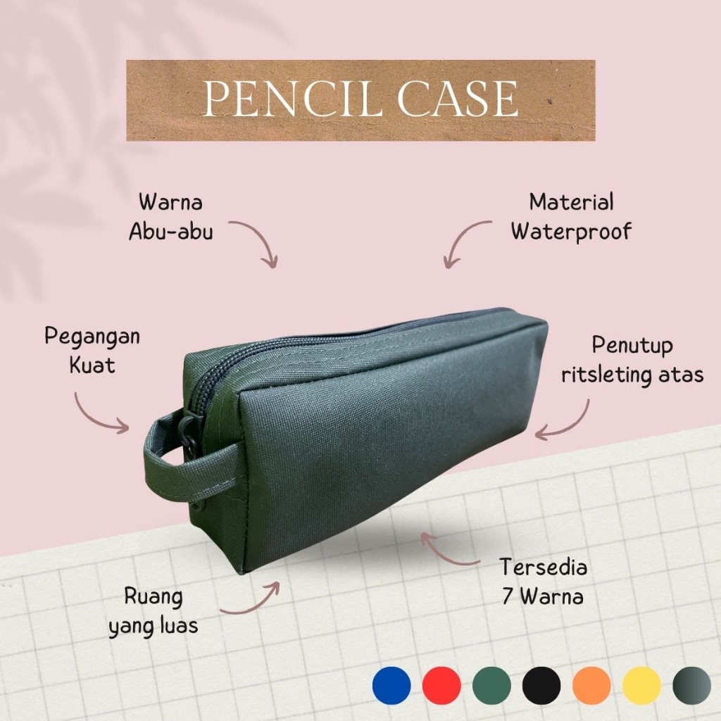 

Tempat pensil kotak panjang untuk perempuan dan laki laki