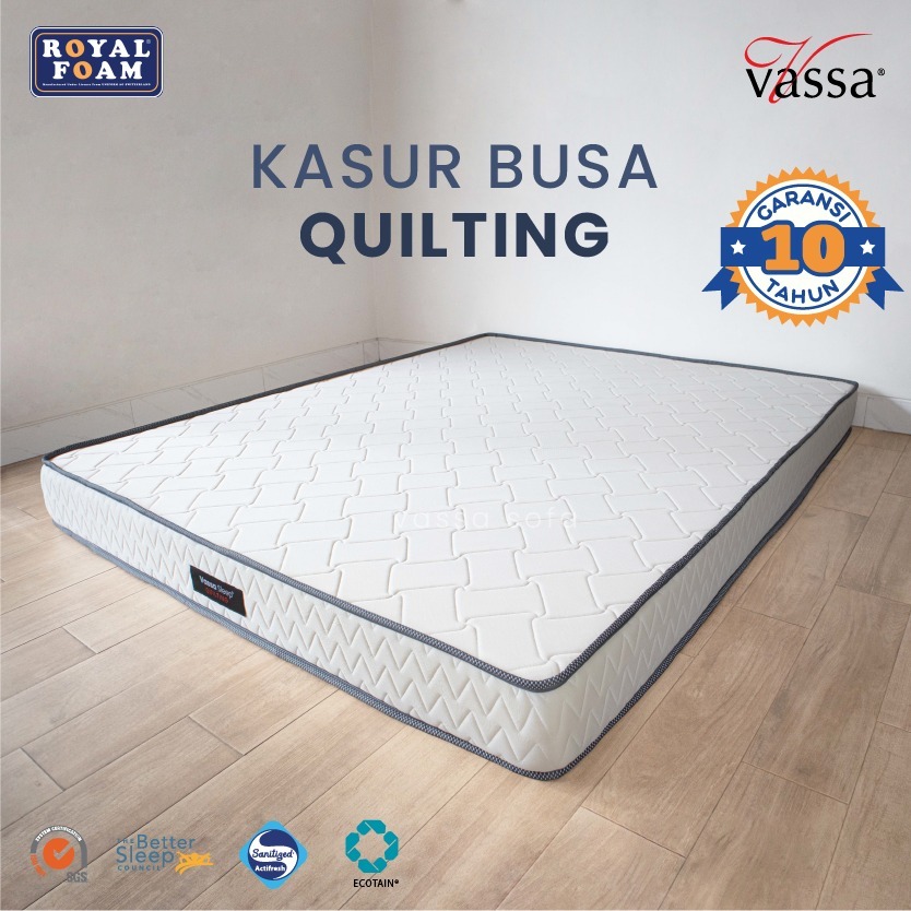 Kasur busa Vassa quilting / Royal foam inside ( Double size )