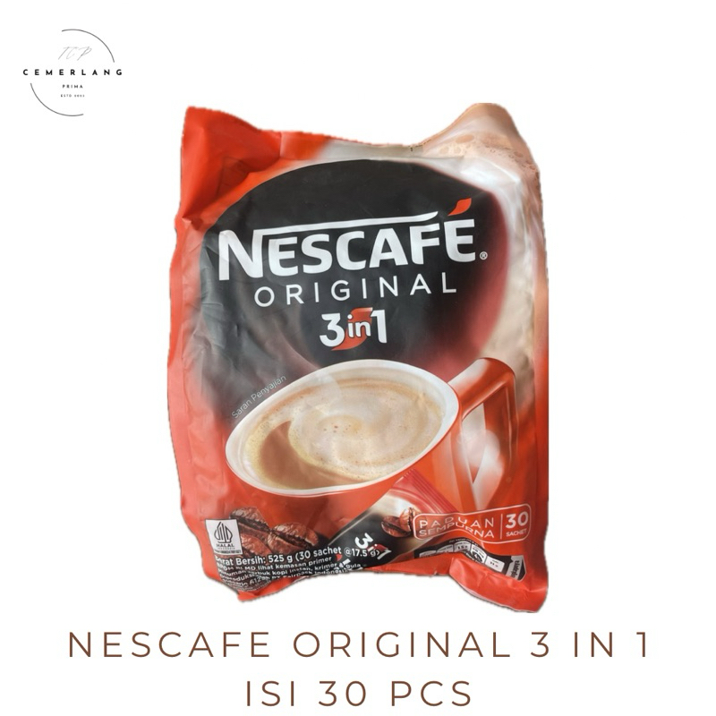 

Nescafe Original 3 in 1 isi 30 Sachet