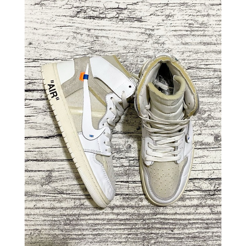 Sepatu Nike Air Jordan 1 Retro High x Off-White “Euro Release” Second - Size 43
