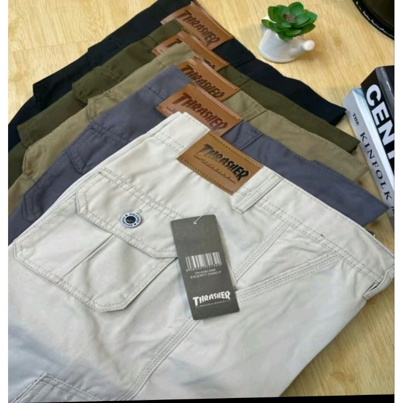 CELANA CARGO PANJANG/ CELANA PRIA BAHAN AMERICAN DRILL