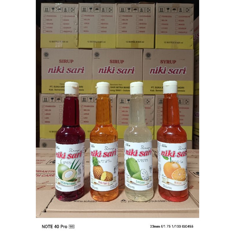 

SIRUP NIKI SARI 625 ML BOTOL PLASTIK