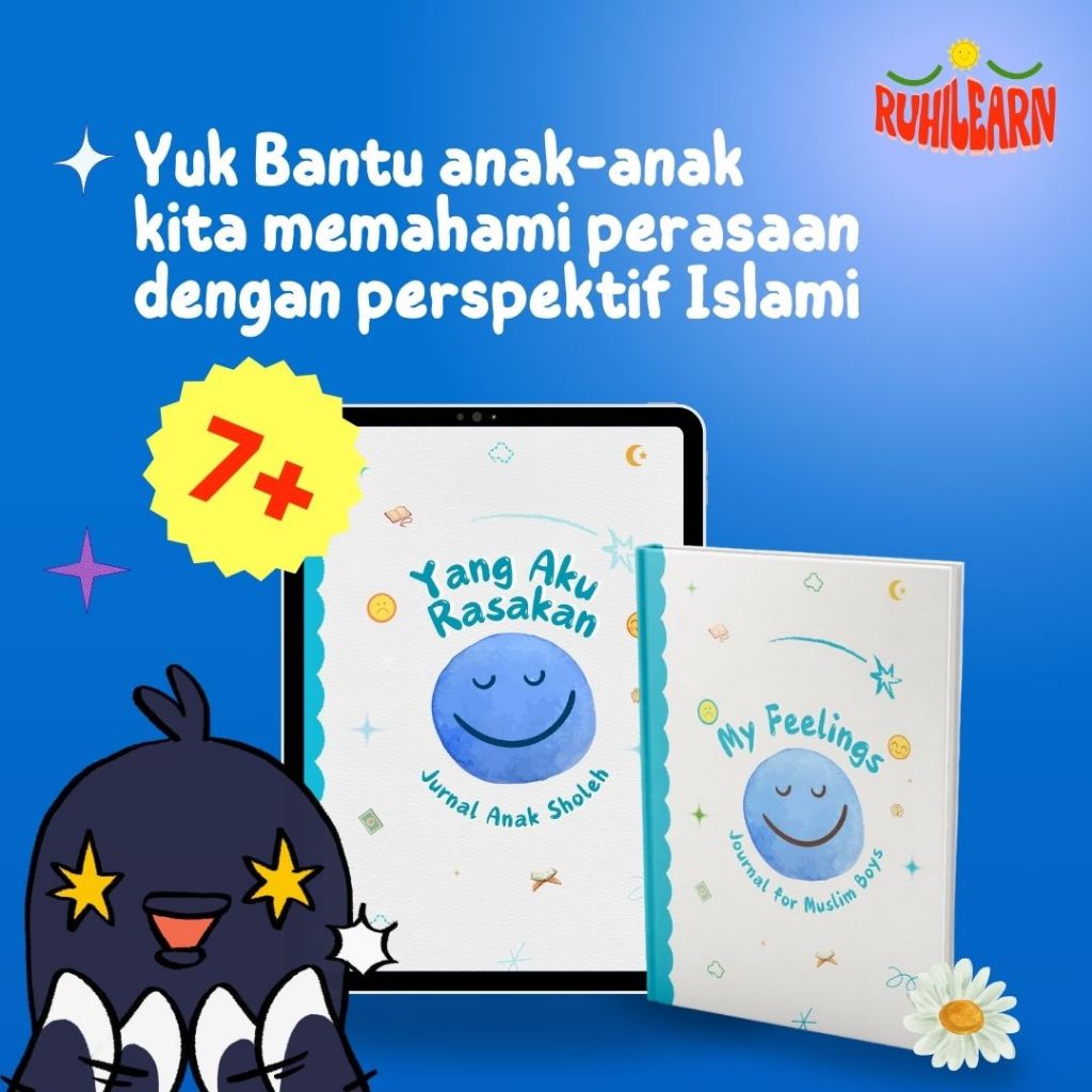 

Jurnal Perasaan Anak Islami | Blue | untuk usia 7,8,9,10 tahun | Bahasa Indonesia