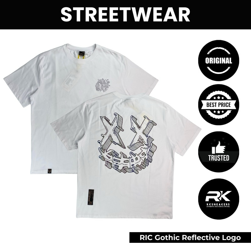 Ricky Is Clown Gothic Reflective Logo 100% Authentic