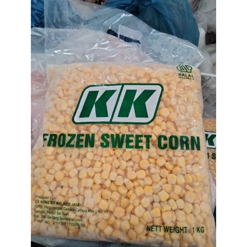 

sweet corn frozen 1 Kg