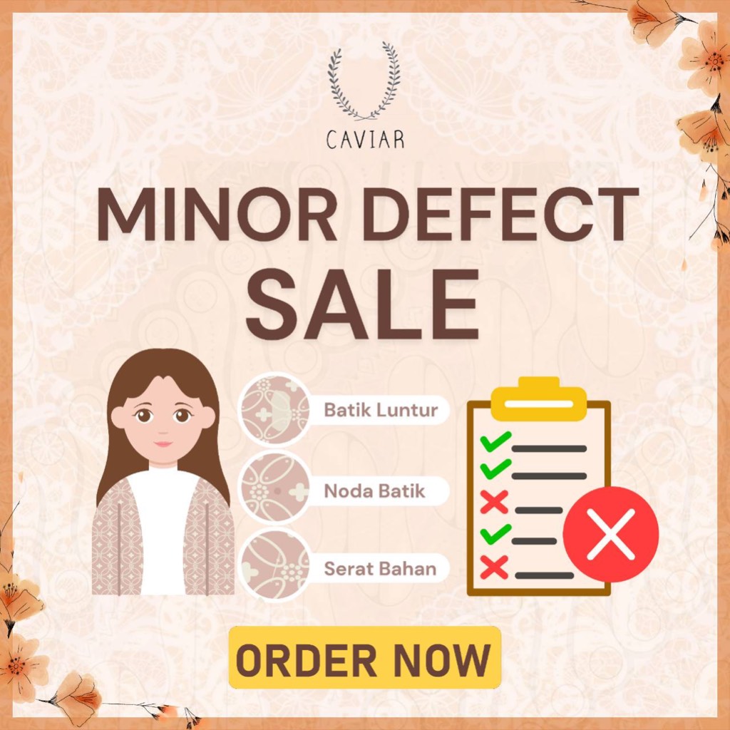 CAVIARWEAR DEFECT SALE || MINOR DEFECT || REJECT SALE