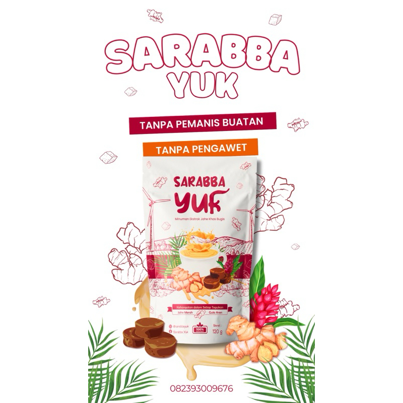 

Sarabba Yuk Minuman Ekstrak Jahe Merah Bubuk