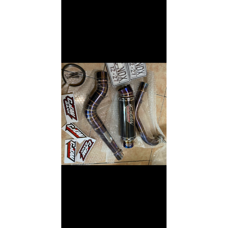 KNALPOT CJDW FULL BLUEMOON SLINCER CARBON KEVLAR PNP MXKING