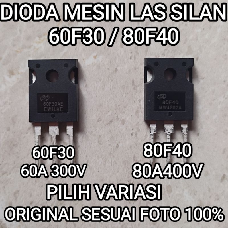 DIODA ULTRAFAST  ORIGINAL 60F30 / 80F40 60A 300V / 80A 400V SILAN SL60F30 SL80F40