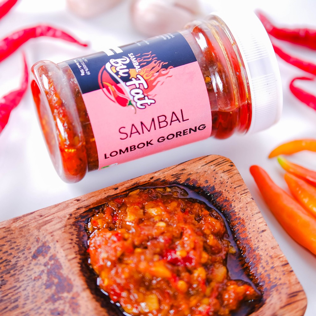 

BU FAT - SAMBAL LOMBOK GORENG (Pedas & Manis) 130g