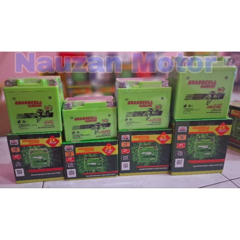 (BENGKEL)AKI MOTOR ALKALINE ALL TYPE