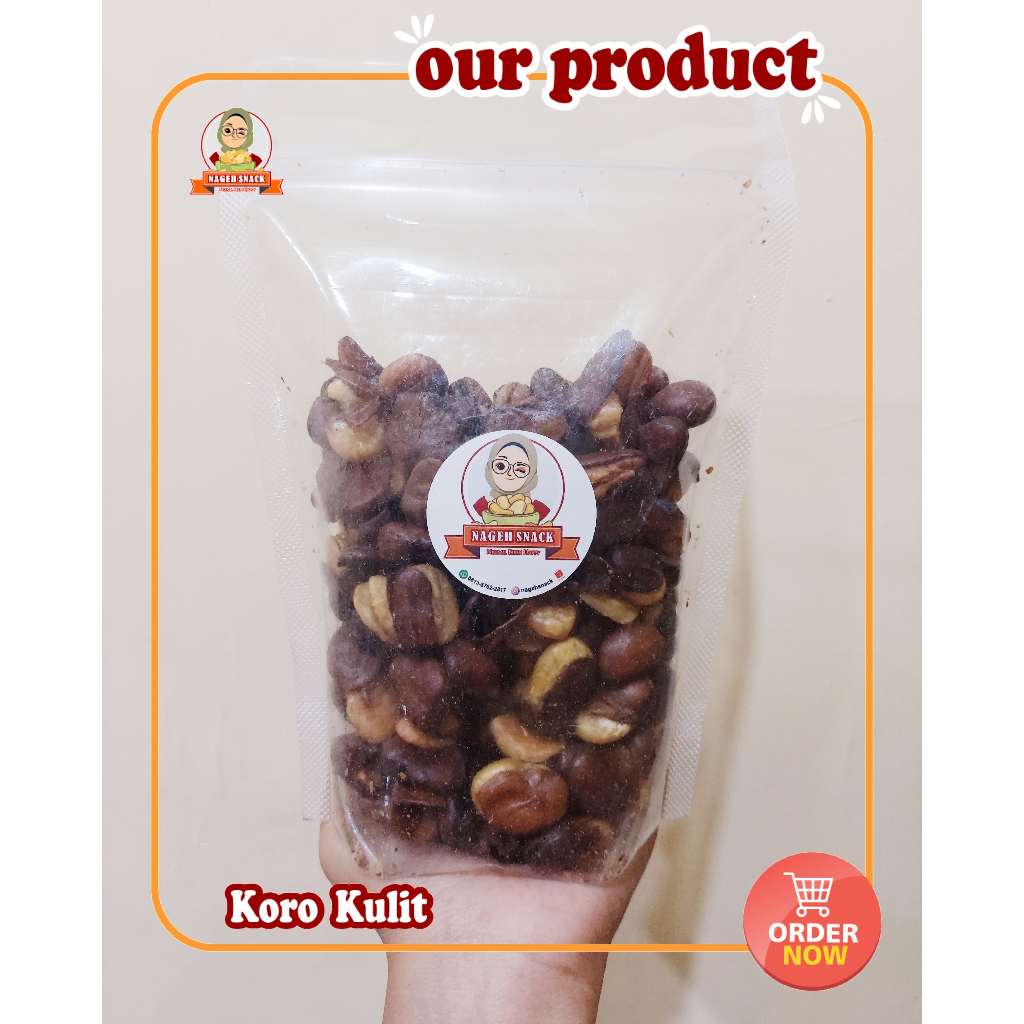 

Kacang Koro Kulit 250gr | Koro Kulit Asin 250gr