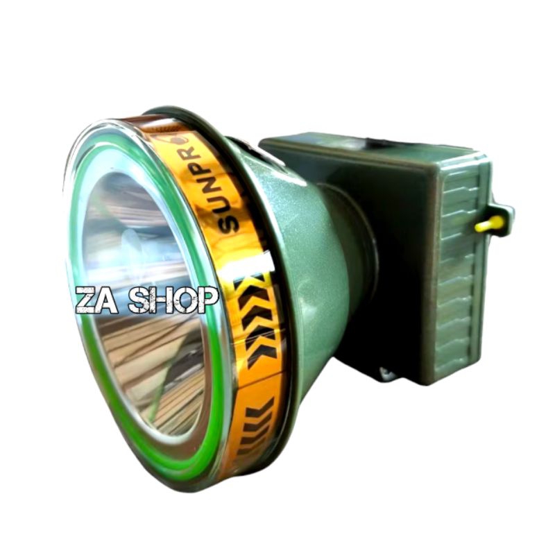 Senter Kepala Selam 280W Sunpro LCD Indikator Cahaya Putih S 8962