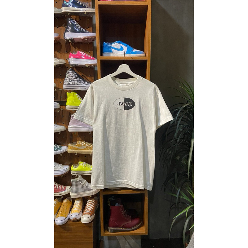 Awake NY Split Logo Tee - White