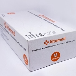 HJ6 Altamed Latex GloveSarung Tangan Latex Altamed
