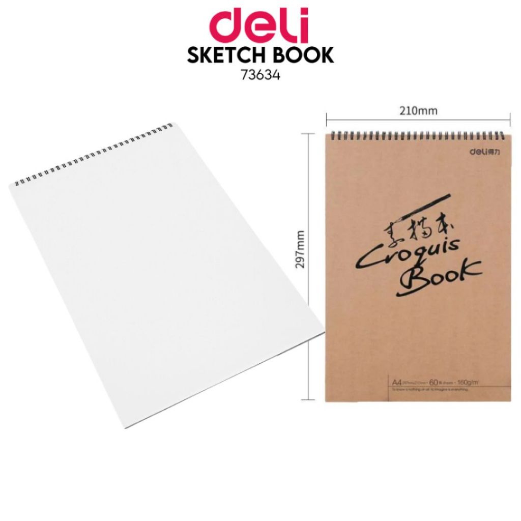 

DELI SKETCHBOOK NUKU GAMBAR SKETSA A4 60 LEMBAR 73634