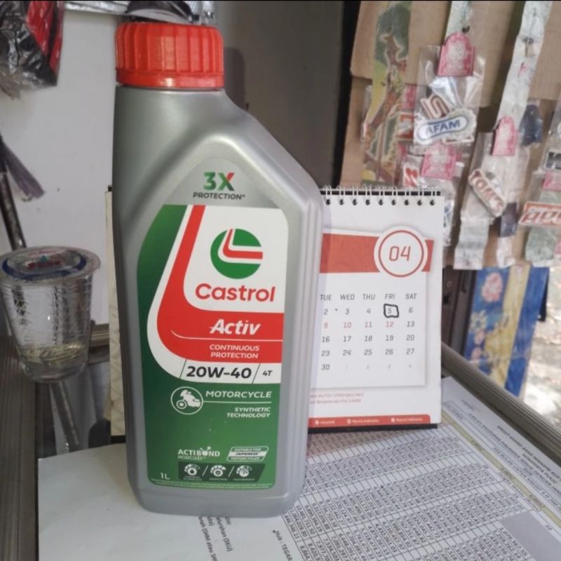 oli motor matic castrol matic 20w40 asli 1 liter
