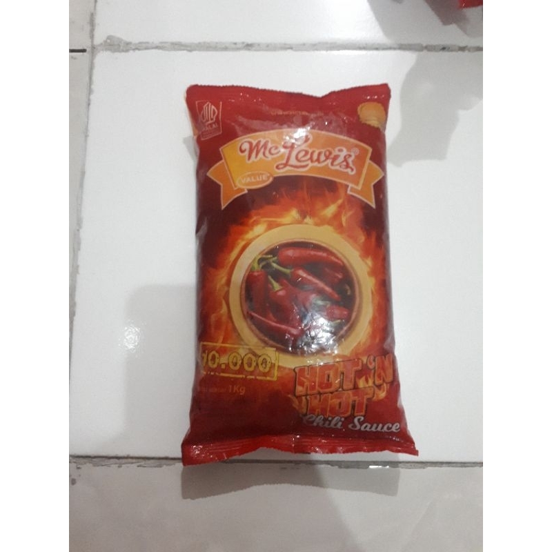 

Mc Lewis Hot 'n hot chili sauce 1 kg