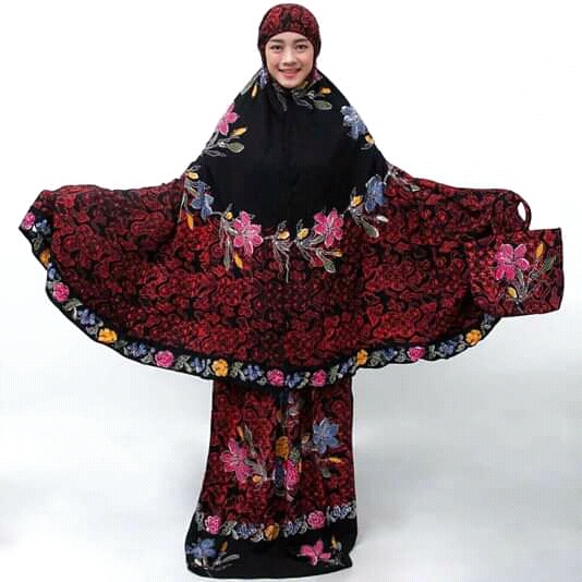 mukena rayon batik jumbo