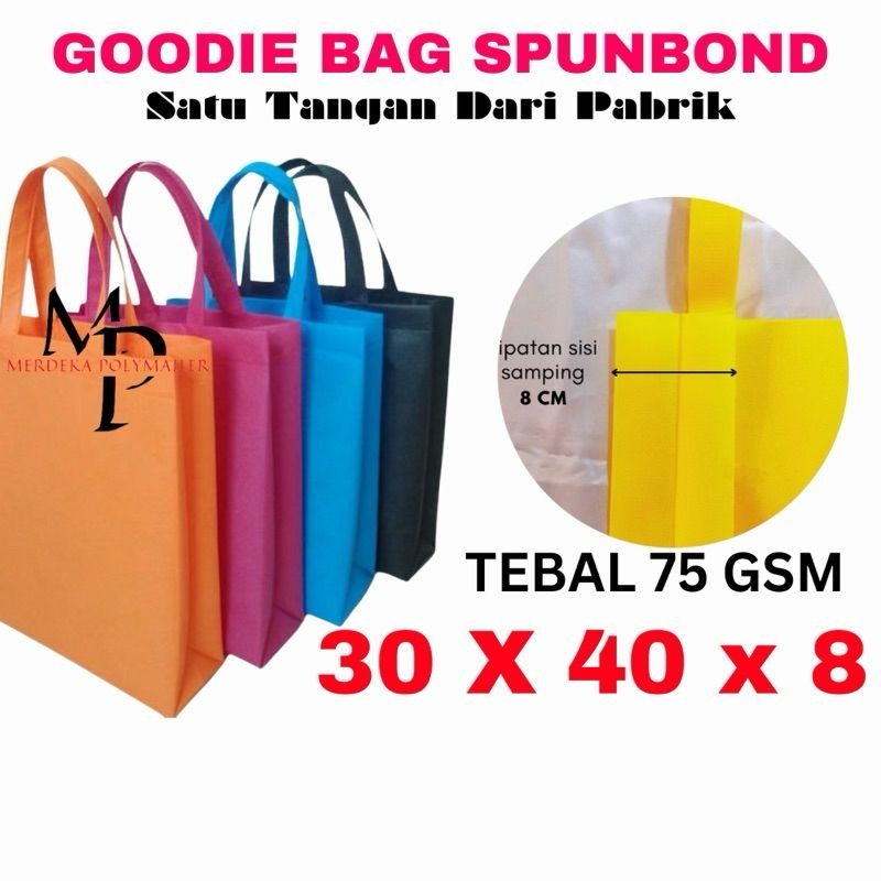 

godie bag uk 30 x 40 x 8 cm tas souvenir ultah dll