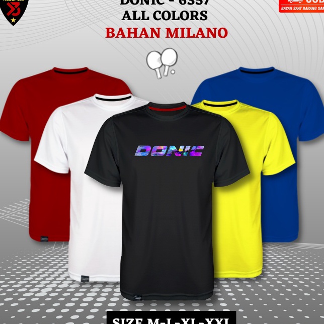 HJ6  TENIS MEJA DONIC BAJU TENIS MEJA PRIA DAN WANITA DONIC  KAOS PINGPONG WANITA IMPORT DONIC  BAJU