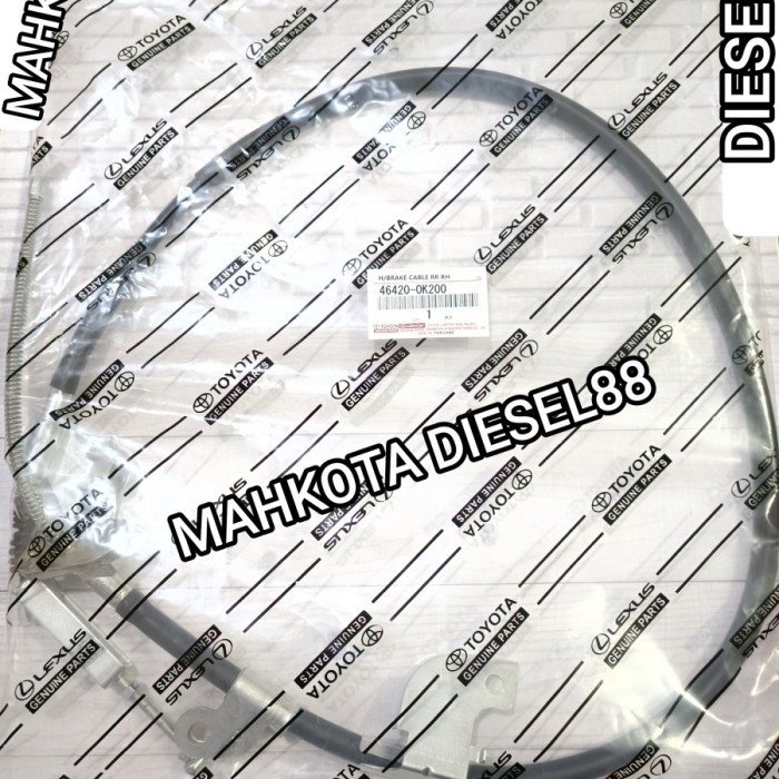 KABEL REM TANGAN BELAKANG KANAN HILUX REVO 46420 0K200/0K210
