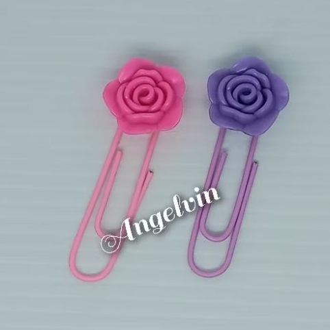 

Paper Clip / Klip Kertas / Pembatas Buku Mawar Rose