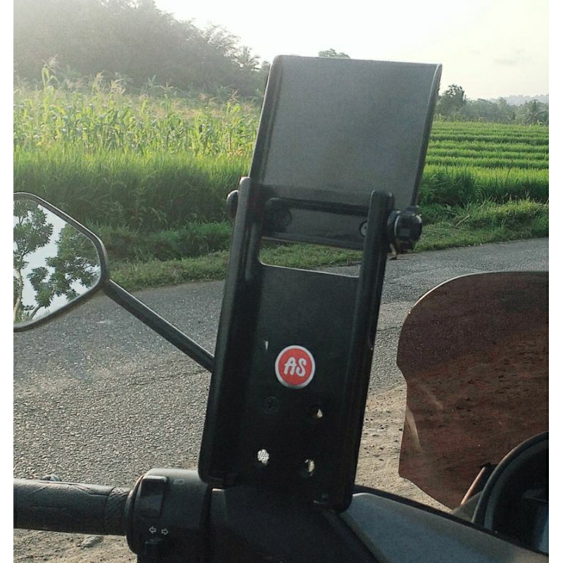 Holder hp motor,As holder tutup panjang Lubang camera sofecase tipis