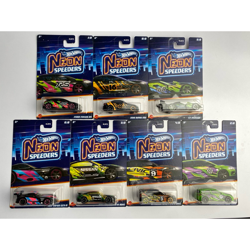 Hotwheels neon speeders civic nissan bmw volkswagen istimewa