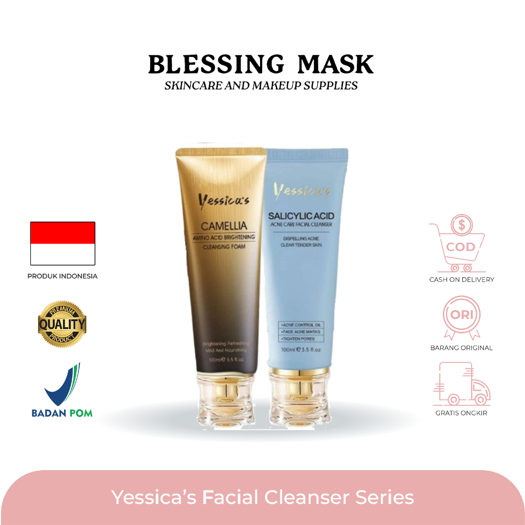 Yessica's Face Wash Salycilic Acid For Acne | Camellia For Brightening