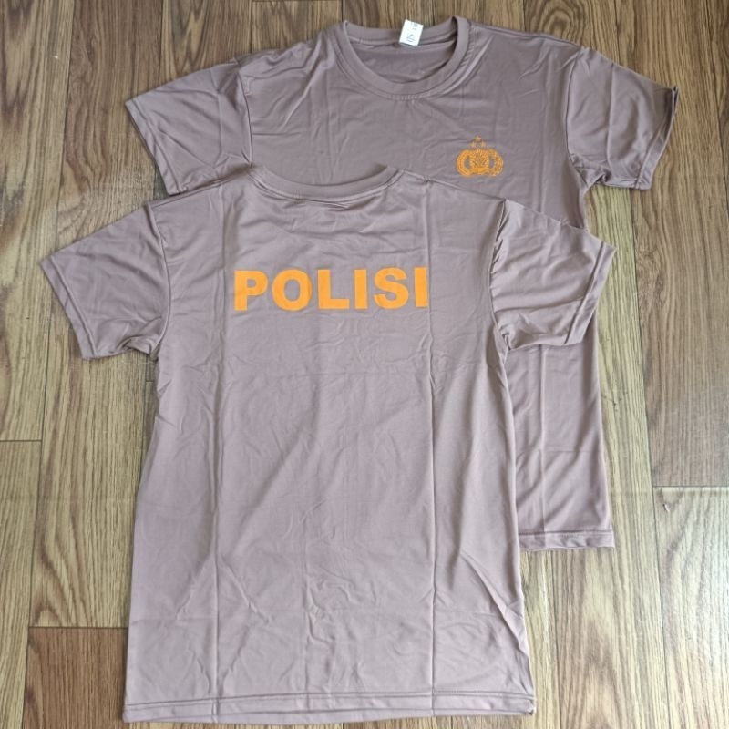Kaos Coklat Kaos Dalaman Jatah Polri