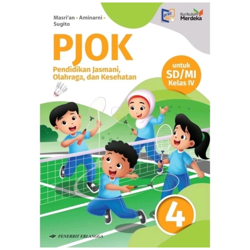 Buku ESPS Kurikulum Merdeka PJOK Kelas 4 - Erlangga