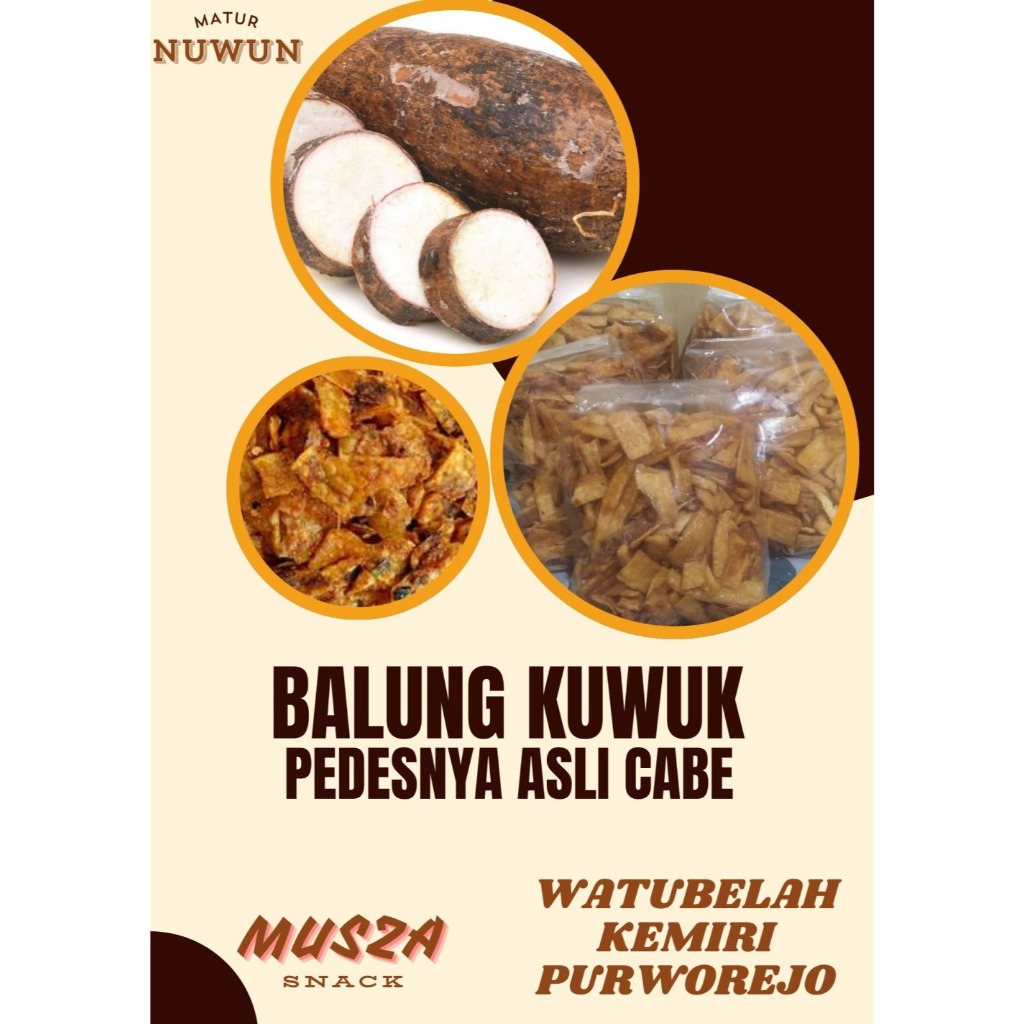 

Musza Keripik Singkong / Balung Kuwuk / Balung Kethek Terlaris