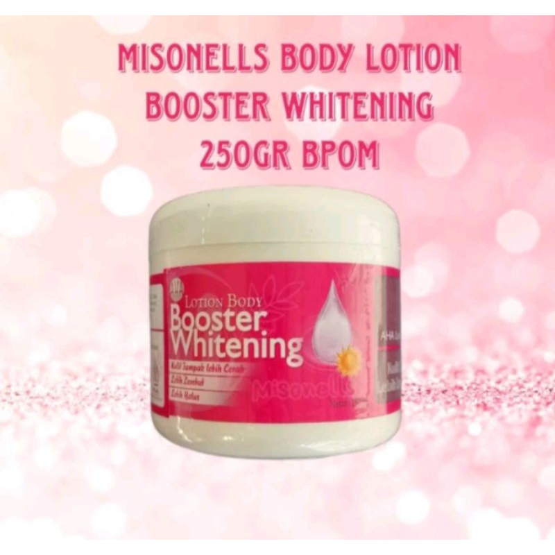 body lotion booster whitening 250 gr bpom