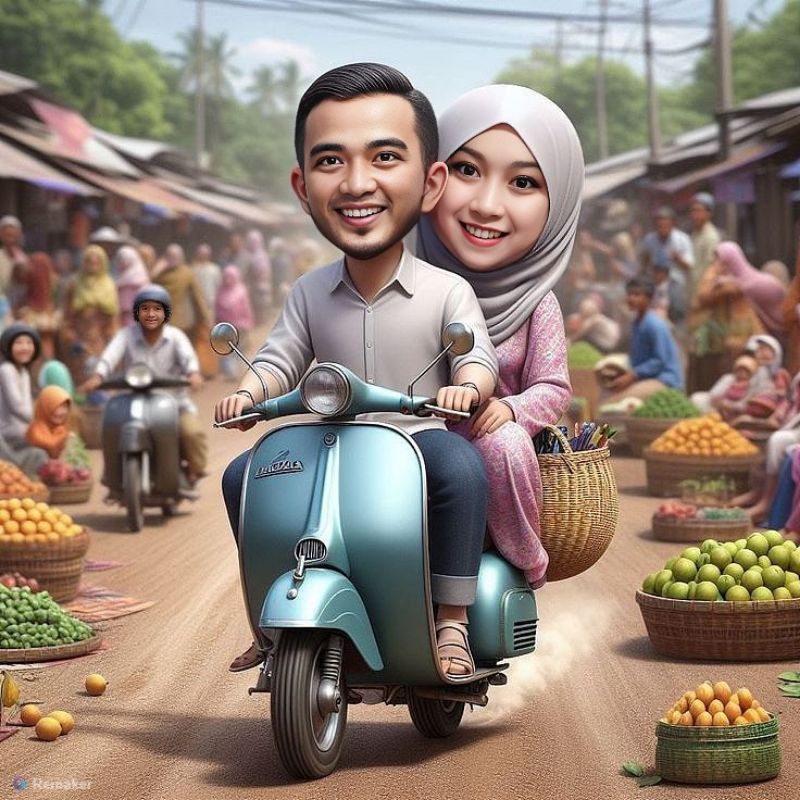 karikatur custom 3D