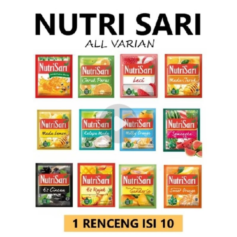 

Nutrisari all varian bisa chat untuk varian rasa