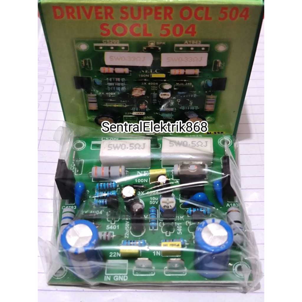 KIT DRIVER POWER SOCL 504 SUPER OCL 504 SOCL504 DRIVER AMPLI AMPLIFIER SOUND
