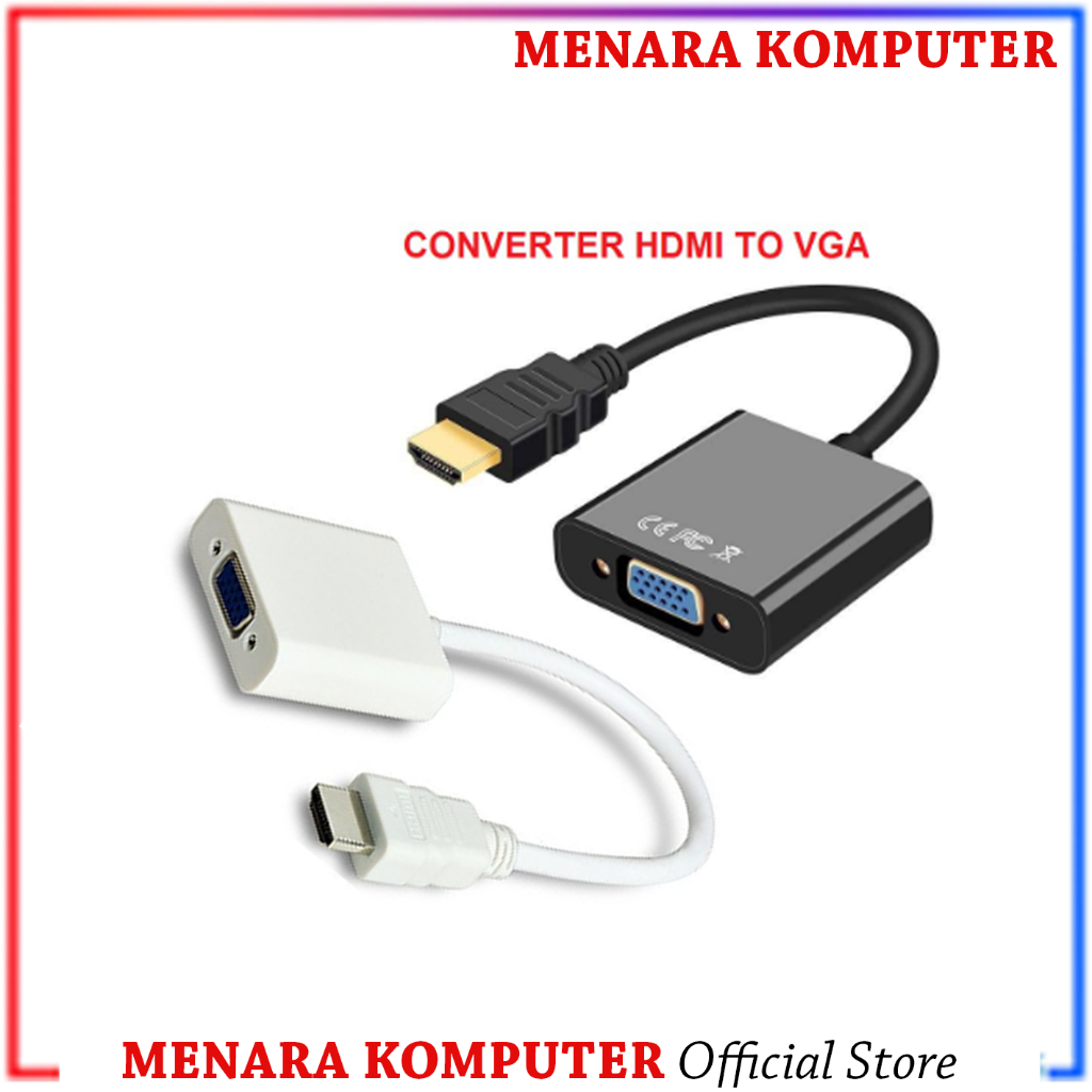 CONVERTER HDMI TO VGA ADAPTER /CONVERTER HDMI TO VGA / KONEKTOR HDMI TO VGA / KABEL HDMI TO VGA