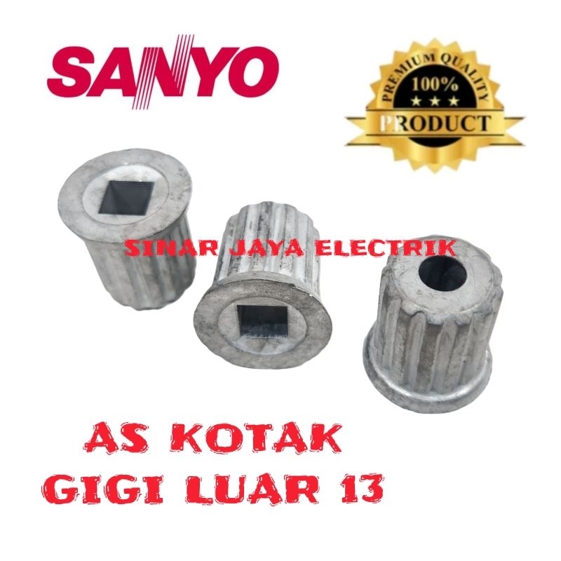 INTI PULSATOR GEAR PULSATOR MESIN CUCI SANYO AS KOTAK