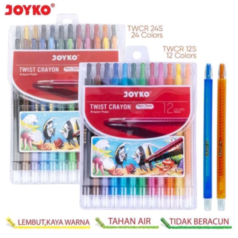 

CRAYON TITI JOYKO 12 WARNA